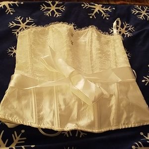 White  corset